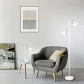 Lampa podłogowa stojąca ROXIE biały mat 2xE14 Trio 411900231 | 4017807523041 noxbox lampynox www.lampynox.pl