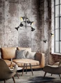 Lampa podłogowa stojąca ROXIE czarny mat 2xE14 Trio 411900232 | 4017807523058 noxbox lampynox www.lampynox.pl
