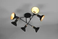 Lampa sufitowa ROXIE czarny mat 6xE14 Trio 611900632 | 4017807536584 noxbox lampynox www.lampynox.pl