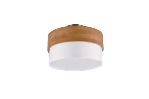 SEASONS brąz | biały Ø30cm. 2xE14 Lampa sufitowa