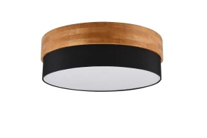SEASONS brąz | czarny Ø50cm. 3xE27 Lampa sufitowa