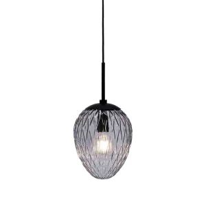 Woods Przydymiony szary ⌀20 E27 Lampa wisząca