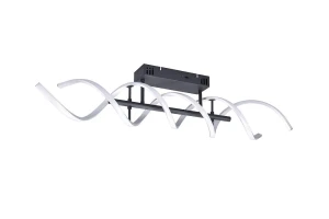 SEQUENCE aluminium szczotkowane DIP SWITCH LED 3 step dim 41W 2300+3000+4000K Lampa sufitowa ściemnialna