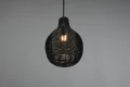 Lampa wisząca SPROUT czarny rattan Ø17cm. E14 RL R31291002 | 4017807541540 noxbox lampynox www.lampynox.pl