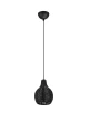 Lampa wisząca SPROUT czarny rattan Ø17cm. E14 RL R31291002 | 4017807541540 noxbox lampynox www.lampynox.pl
