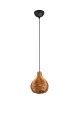 Lampa wisząca SPROUT brązowy rattan Ø17cm. E14 RL R31291036 | 4017807541526 noxbox lampynox www.lampynox.pl