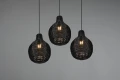 Lampa wisząca SPROUT czarny rattan Ø39cm. 3xE14 RL R31293302 | 4017807541588 noxbox lampynox www.lampynox.pl