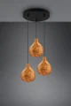 Lampa wisząca SPROUT brązowy rattan Ø39cm. 3xE14 RL R31293336 | 4017807541564 noxbox lampynox www.lampynox.pl