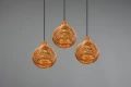Lampa wisząca SPROUT brązowy rattan Ø39cm. 3xE14 RL R31293336 | 4017807541564 noxbox lampynox www.lampynox.pl