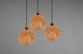 Lampa wisząca SPROUT brązowy rattan Ø39cm. 3xE14 RL R31293336 | 4017807541564 noxbox lampynox www.lampynox.pl