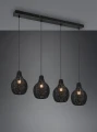 Lampa wisząca SPROUT czarny rattan 3xE14 RL R31294002 | 4017807541625 noxbox lampynox www.lampynox.pl