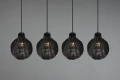 Lampa wisząca SPROUT czarny rattan 3xE14 RL R31294002 | 4017807541625 noxbox lampynox www.lampynox.pl