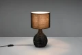 Lampka stołowa SPROUT czarny rattan E27 RL R51291002 | 4017807541663 noxbox lampynox www.lampynox.pl