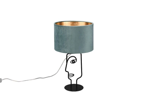 Lampka stołowa SULTAN czarny | zielony E27 RL R51211015 | 4017807540970 noxbox lampynox www.lampynox.pl