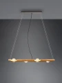 Lampa wisząca TAILOR brąz 4xE27 Trio 314300430 | 4017807538915 noxbox lampynox www.lampynox.pl