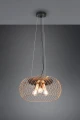 Lampa wisząca TAMIL mosiądz mat Ø50cm. 3xE27 Trio 311100308 | 4017807537826 noxbox lampynox www.lampynox.pl