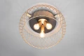 Lampa sufitowa TAMIL mosiądz mat Ø50cm. 3xE27 Trio 611100308 | 4017807537789 noxbox lampynox www.lampynox.pl