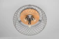 Lampa sufitowa TAMIL nikiel antyczny Ø50cm. 3xE27 Trio 611100367 | 4017807537642 noxbox lampynox www.lampynox.pl