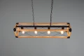 Lampa wisząca TENALI brązowy | czarny mat 4xE27 Trio 316500432 | 4017807540604 noxbox lampynox www.lampynox.pl