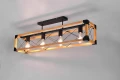 Lampa sufitowa TENALI brązowy | czarny mat 4xE27 Trio 616500432 | 4017807540635 noxbox lampynox www.lampynox.pl