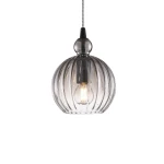 Ball Ball Przydymiony szary Ø15 E14 Lampa wisząca