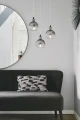 Lampa wisząca Ball Ball Przydymiony szary Ø15 E14 737246 | 5705639737246 noxbox lampynox www.lampynox.pl