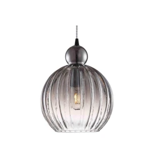 Ball Ball Przydymiony szary Ø25 E27 Lampa wisząca