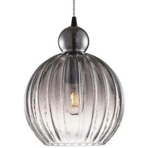 Ball Ball Przydymiony szary Ø32 E27 Lampa wisząca