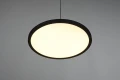 Lampa wisząca ściemnialna TRAY czarny mat Ø40cm. LED dim. 29W 3000K Trio 340910132 | 4017807537970 noxbox lampynox www.lampynox.pl