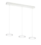 TRAY biały mat LED dim. 3x10W 4000K Lampa wisząca ściemnialna