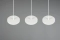 Lampa wisząca ściemnialna TRAY biały mat LED dim. 3x10W 4000K Trio 340910331 | 4017807537994 noxbox lampynox www.lampynox.pl