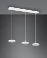 Lampa wisząca ściemnialna TRAY biały mat LED dim. 3x10W 4000K Trio 340910331 | 4017807537994 noxbox lampynox www.lampynox.pl
