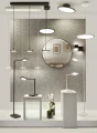 Lampa wisząca ściemnialna TRAY biały mat LED dim. 3x10W 4000K Trio 340910331 | 4017807537994 noxbox lampynox www.lampynox.pl