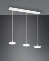 Lampa wisząca ściemnialna TRAY biały mat LED dim. 3x10W 4000K Trio 340910331 | 4017807537994 noxbox lampynox www.lampynox.pl