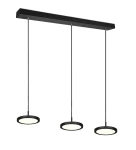 TRAY czarny mat LED dim. 3x10W 3000K Lampa wisząca ściemnialna