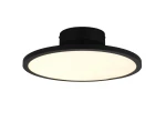 TRAY czarny mat Ø40cm. LED dim. 29W 3000K Lampa sufitowa uchylna
