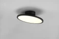 Lampa sufitowa uchylna TRAY czarny mat Ø40cm. LED dim. 29W 3000K Trio 640910132 | 4017807537925 noxbox lampynox www.lampynox.pl