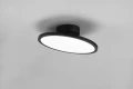 Lampa sufitowa uchylna TRAY czarny mat Ø40cm. LED dim. 29W 3000K Trio 640910132 | 4017807537925 noxbox lampynox www.lampynox.pl