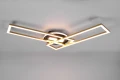 Lampa sufitowa ściemnialna TWISTER mosiądz mat LED 3 step dim. 30W 2700-4000-6000K Pilot RL R67183108 | 4017807540611 noxbox lampynox www.lampynox.pl