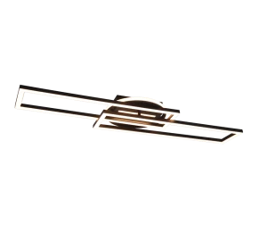 TWISTER czarny mat skrętna LED 3 step dim. 30W 2700-4000-6000K Pilot Lampa sufitowa ściemnialna