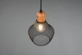 Lampa wisząca VALERIA czarny mat Ø18cm. E27 RL R31281032 | 4017807541182 noxbox lampynox www.lampynox.pl