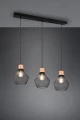 Lampa wisząca VALERIA czarny mat 3xE27 RL R31283032 | 4017807541267 noxbox lampynox www.lampynox.pl