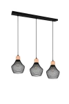 VALERIA czarny mat 3xE27 Lampa wisząca