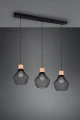 Lampa wisząca VALERIA czarny mat 3xE27 RL R31283032 | 4017807541267 noxbox lampynox www.lampynox.pl