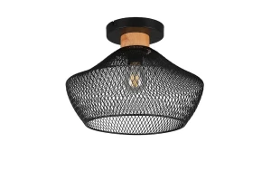 VALERIA czarny mat Ø35cm. E27 Lampa wisząca