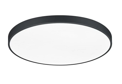 Lampa sufitowa ściemnialna WACO czarny mat Ø75cm. LED dim. DIP SWITCH 51W 2300-3000-4000K Trio 627417532 | 4017807525090 noxbox lampynox www.lampynox.pl
