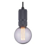 Halo mini czarny Ø4cm. E14 Lampa wisząca