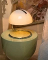 Lampka stołowa CATO biała Ø23,5cm. E27 Lucide 46516/01/31 | 5411212460851 noxbox lampynox www.lampynox.pl