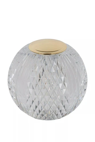 Lampka stołowa ściemnialna CINTRA przeźroczysta Ø11cm. LED 3 step dim. 2W 3000K Lucide 13599/11/60 | 5411212134363 noxbox lampynox www.lampynox.pl