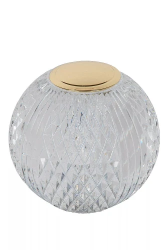 Lampka stołowa ściemnialna CINTRA przeźroczysta Ø9cm. LED 3 step dim. 1,5W 3000K Lucide 13599/09/60 | 5411212134356 noxbox lampynox www.lampynox.pl